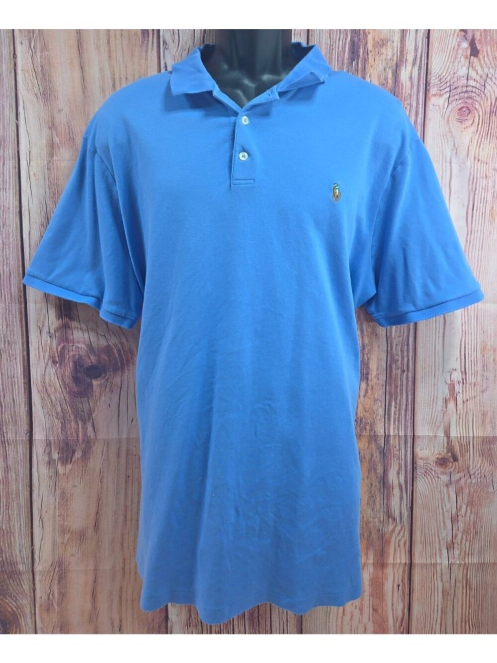 Polo Ralph Lauren Mens Blue Classic Fit Polo Shirt XXL
